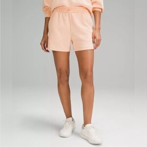 NWOT Lululemon Softstreme High-Rise Short 4"
in Peach Bellini - Size 2